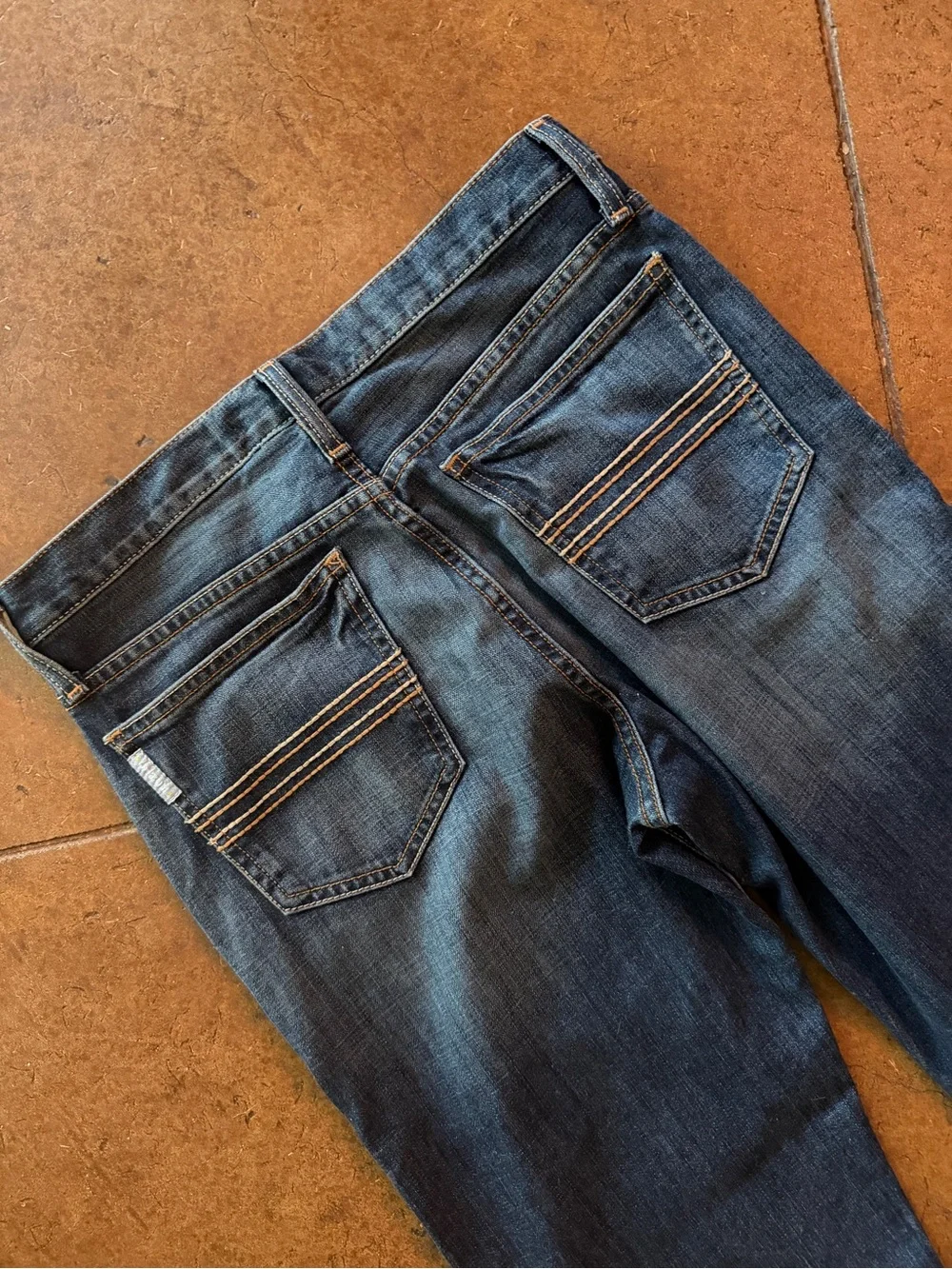 Cinch Men's Classic Straight Fit Dark Blue Jeans Silver Label 30x34